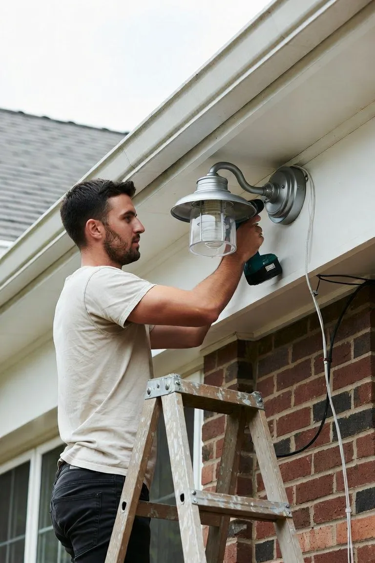 Exterior lighting installation