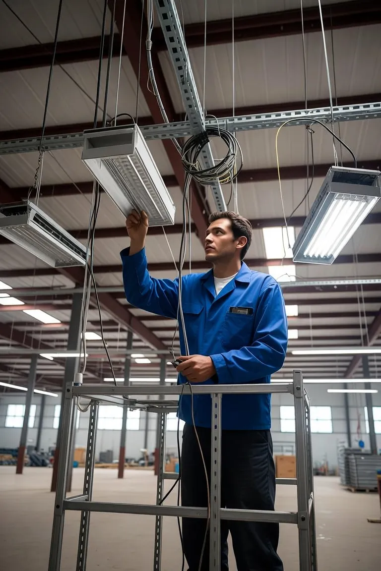 Industrial interior lighting