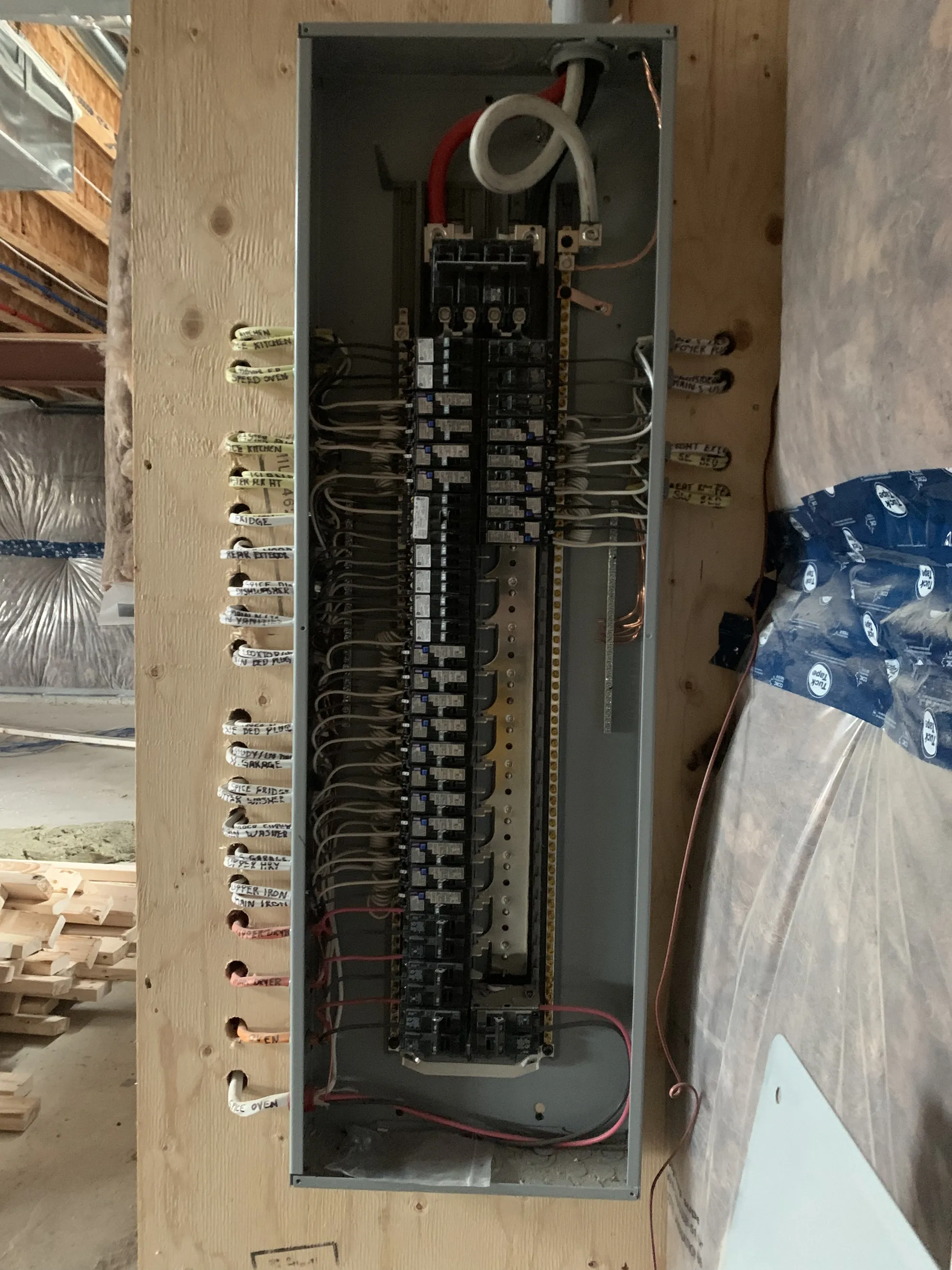 New electrical service installation