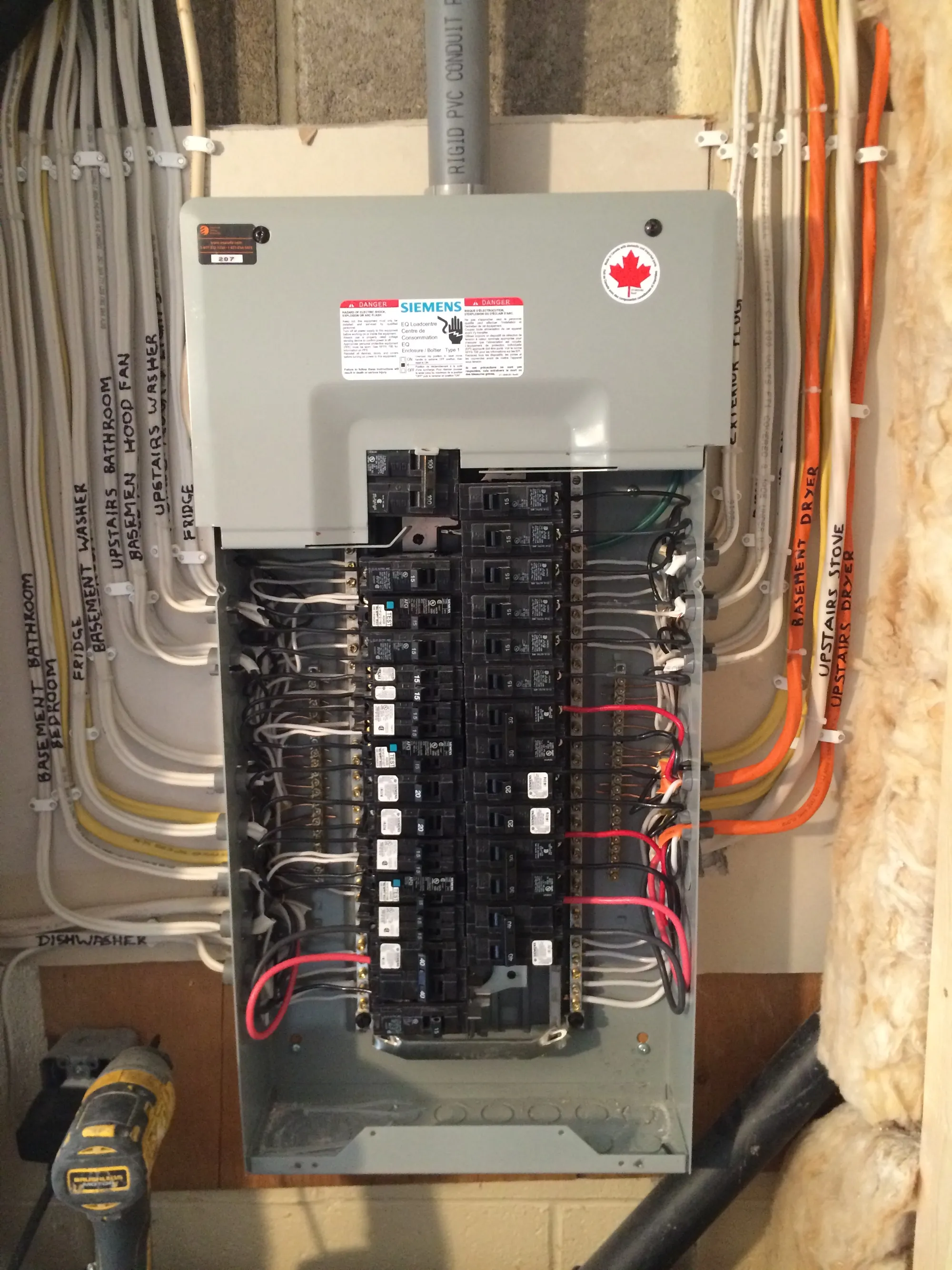 Electrical panel upgrade